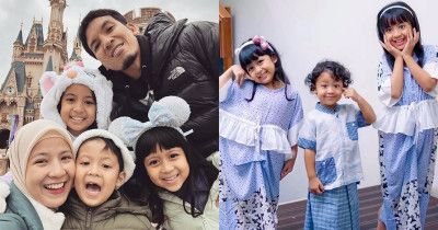 10 Foto Ketiga Anak Desta Natasha Rizky, Sering Pakai Baju Kembar