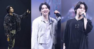 7 Gaya Suga BTS saat Manggung Jakarta, Tampil Simpel Santai