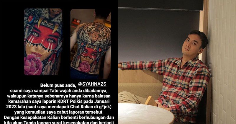 Selingkuh Rendy Kjaernett Diduga Gambar Tato Wajah Syahnaz